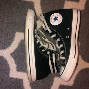 Black converse high tops